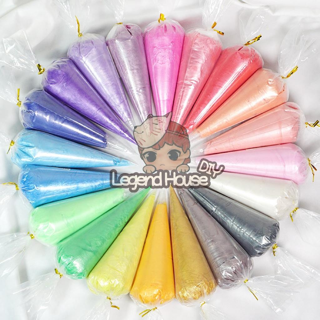 100g Shimmer Decoden Cream Glue | Glue For Decoden Phone Cases | Fake Whipped Cream | With Plastic pipe tips 18 Colors